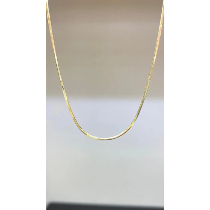 14 Ayar Altın 50 cm İtalyan Zincir 356