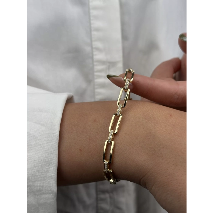 14 Ayar Altın Bileklik 734