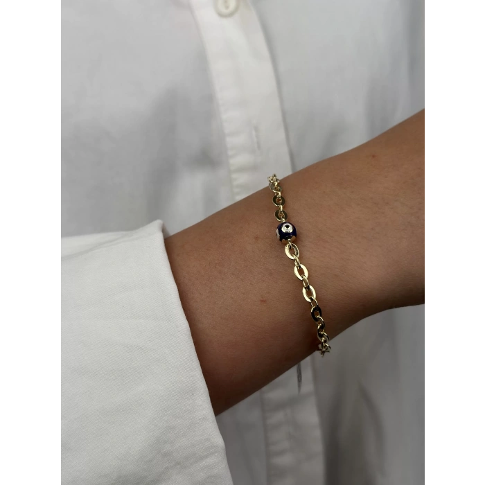 14 Ayar Altın Boncuk Bileklik 1073