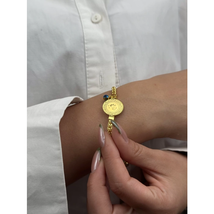 14 Ayar Altın Çeyrekli Bileklik 1067