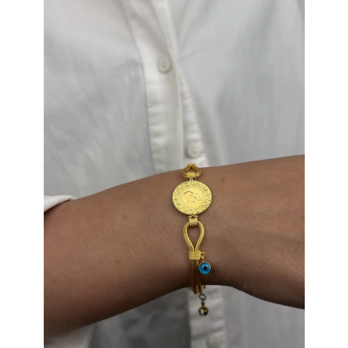 14 Ayar Altın Çeyrekli Bileklik 817