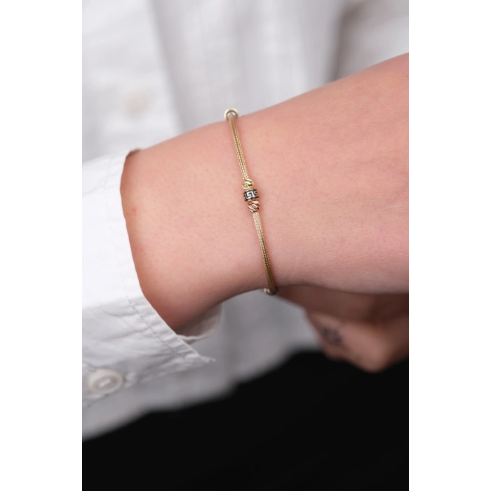 14 Ayar Altın Dorikalı Bileklik 1062