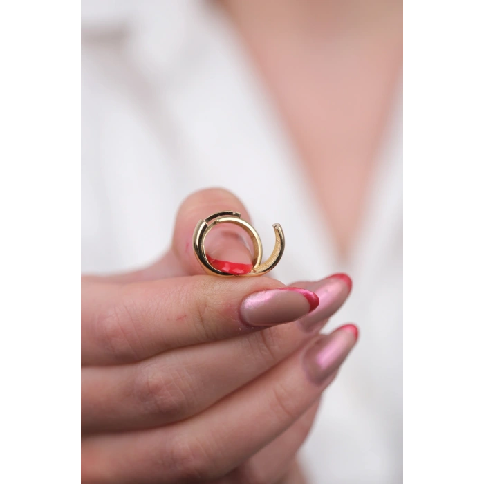 14 Ayar Altın Halka Küpe 577