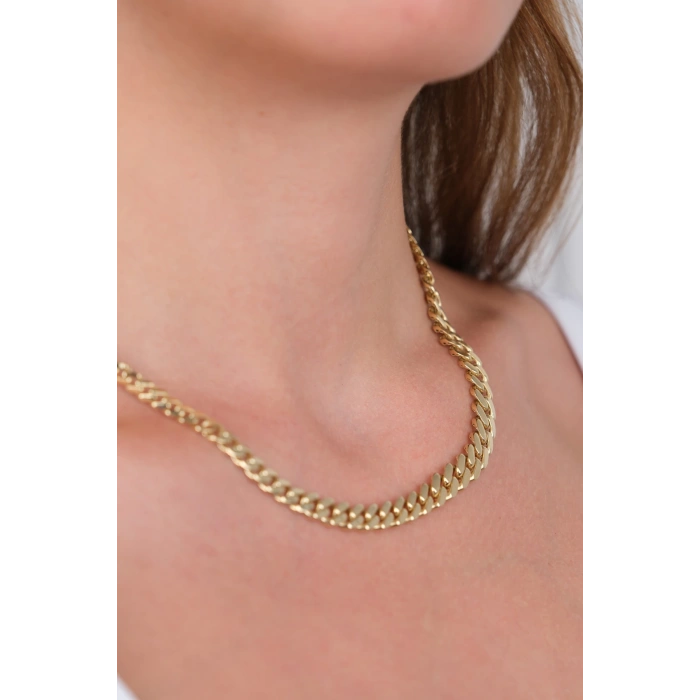 14 Ayar Altın Kalın Zincir 433