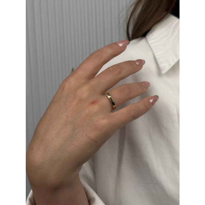 14 Ayar Altın Kenarları Taşlı Yüzük 961