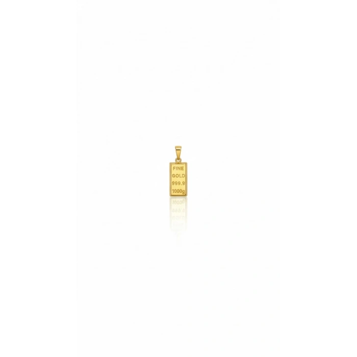 14 Ayar Altın Külçe Kolye UCU 580