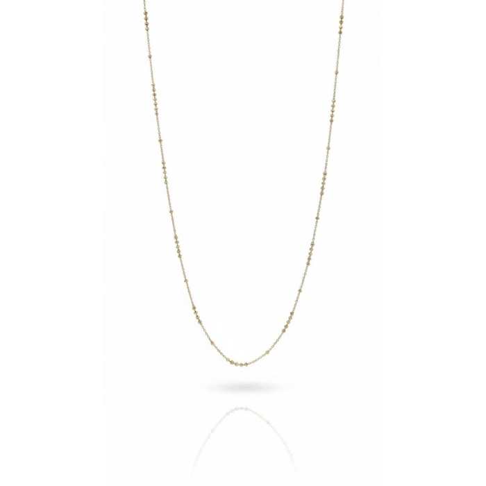 14 Ayar Altın Küp Zincir Kolye 316