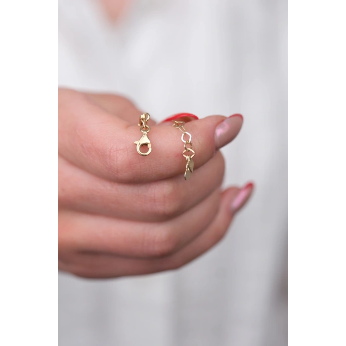 14 Ayar Altın Mini Dorikalı Bileklik 1056