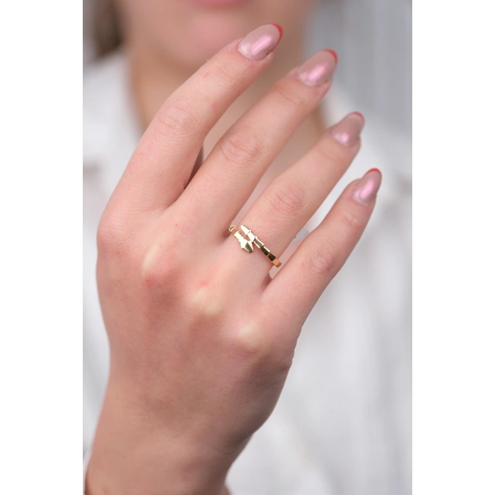 14 Ayar Altın Minimal Hediyelik Yüzük 1001