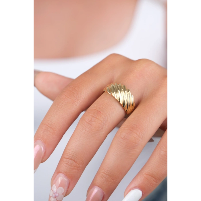 14 Ayar Altın Sade Yüzük 481