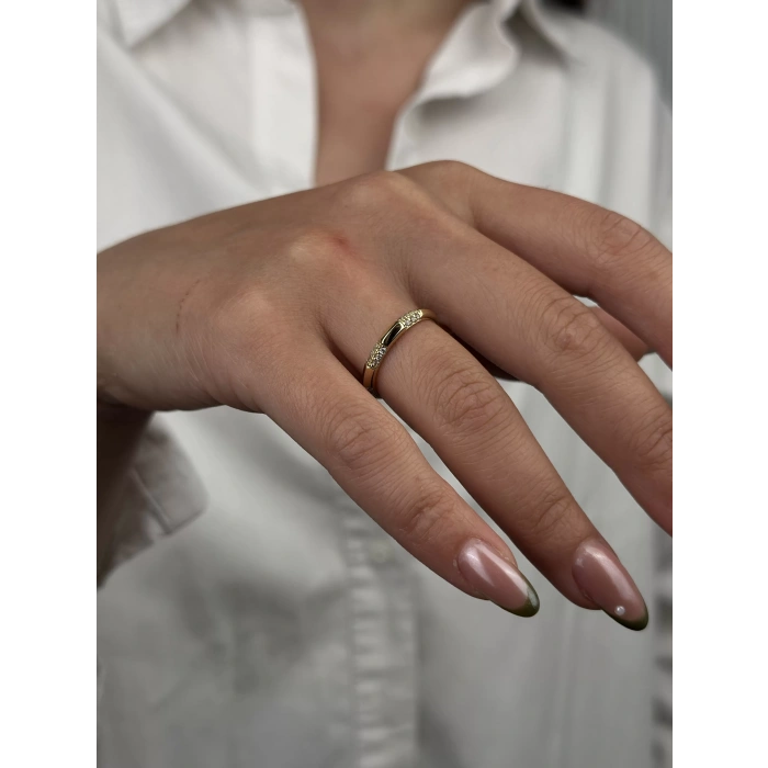 14 Ayar Altın Taşlı Yüzük 954