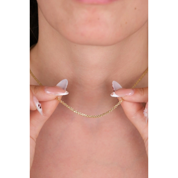 14 Ayar Altın Zincir Kolye 831