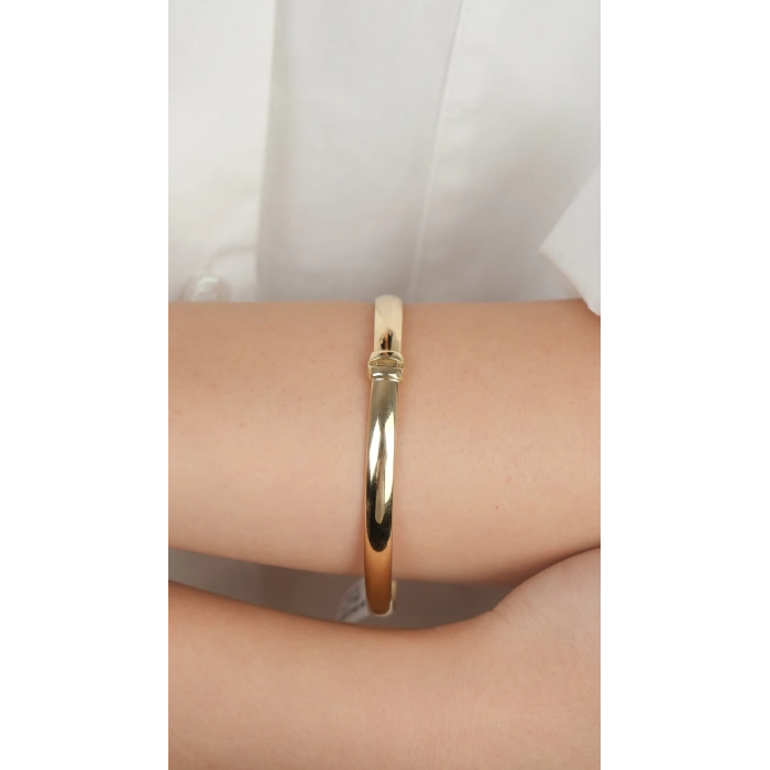 14 Ayar Altın Sade Kelepçe