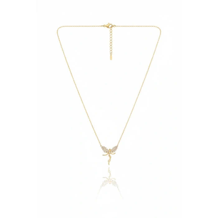 14 Ayar Altın Tinkerbell Kolye 593