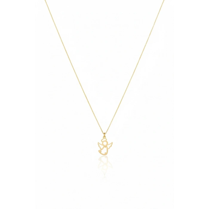 14 Ayar Altın Melek Figürlü Kolye 730