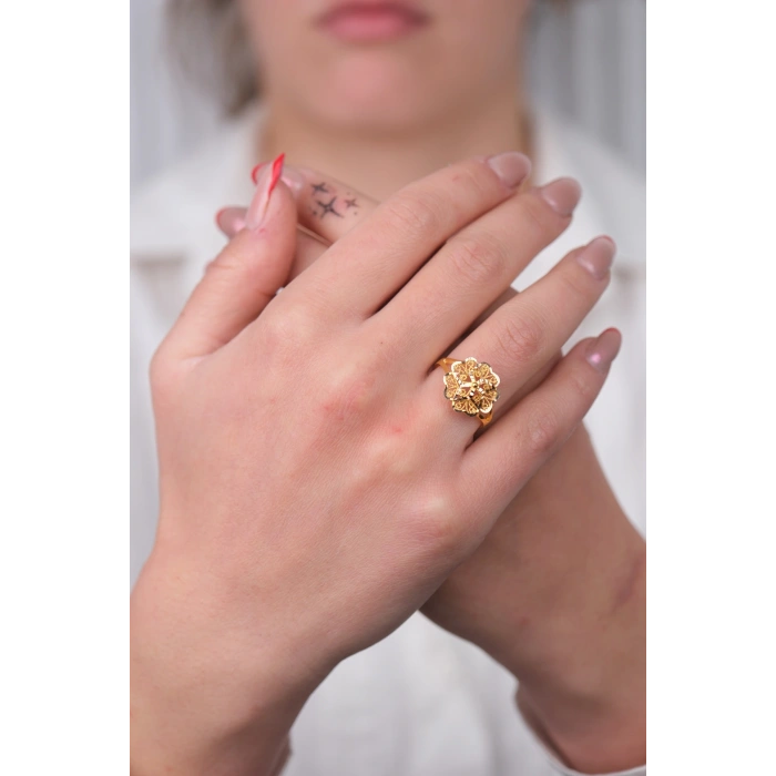 14 Ayar Altın Taşsız Yüzük 796