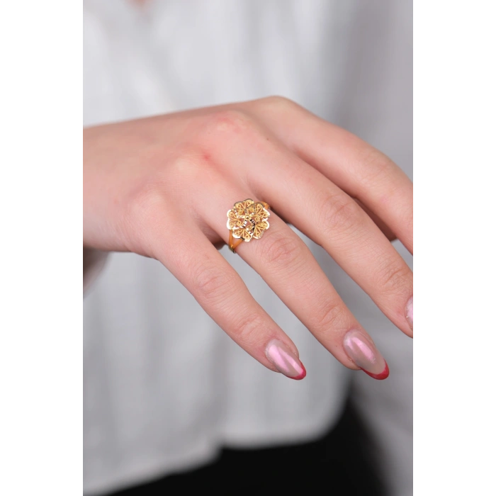 14 Ayar Altın Taşsız Yüzük 796