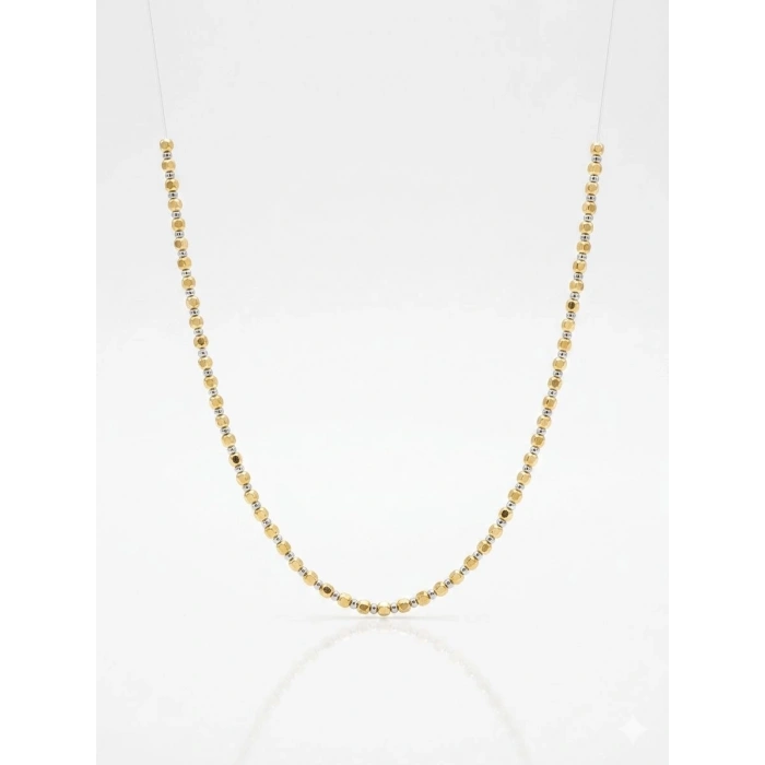 14 Ayar Altın Küp Dorikalı Zincir Kolye 966