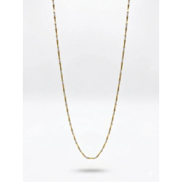 14 Ayar Altın Kemik Kolye 967