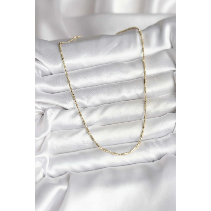 14K Gold Renk Kaplama Zincir Model CM Kadın Kolye