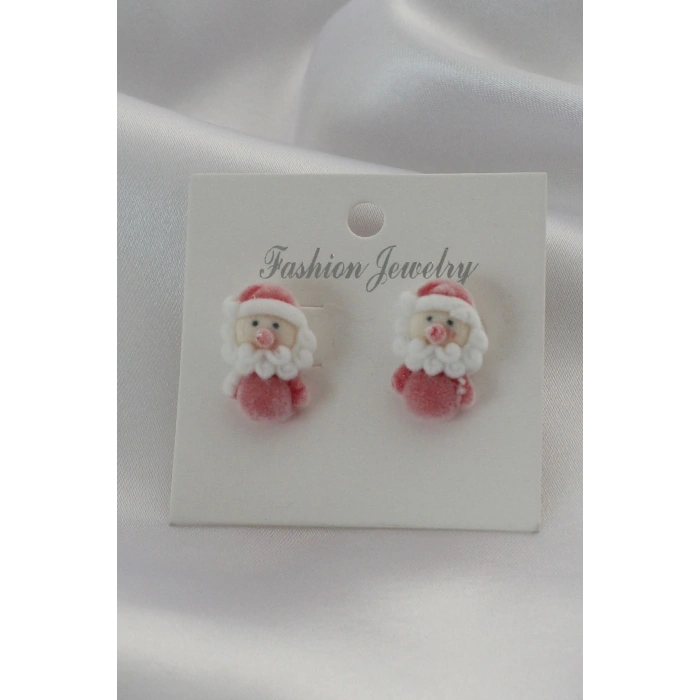 Kadife Noel Bebek Model Kadın Küpe