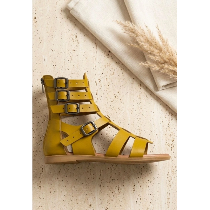 Nola Hardal Deri Kemerli Sandalet