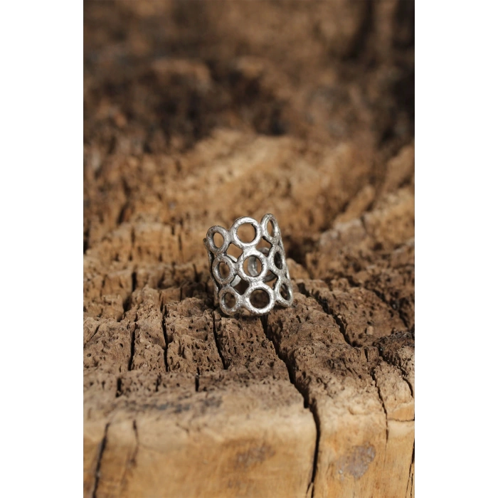 Otantik Tasarımlı Ayarlamalı Kadın Yüzük