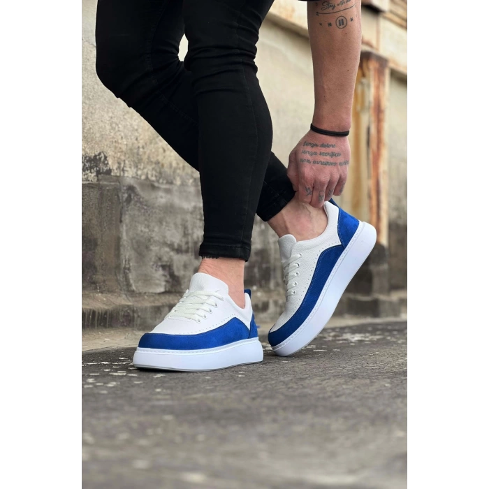 WG162 Beyaz Sax Ortopedik Taban Erkek Casual Ayakkabı