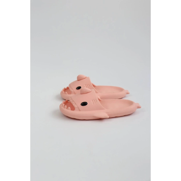 WG500 Köpekbalığı Pembe Unisex Tam Ortopedik Terlik Shark Slides