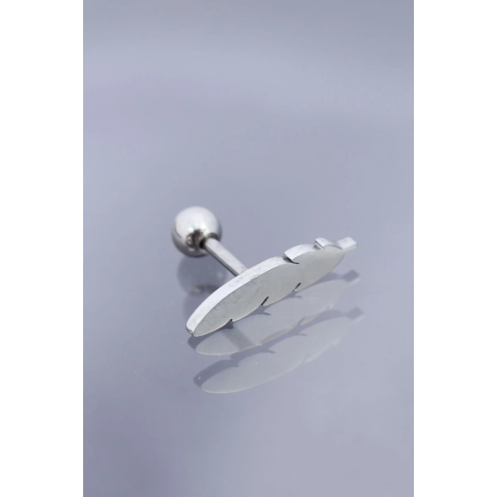 Yaprak Model 316L Cerrahi Çelik Piercing