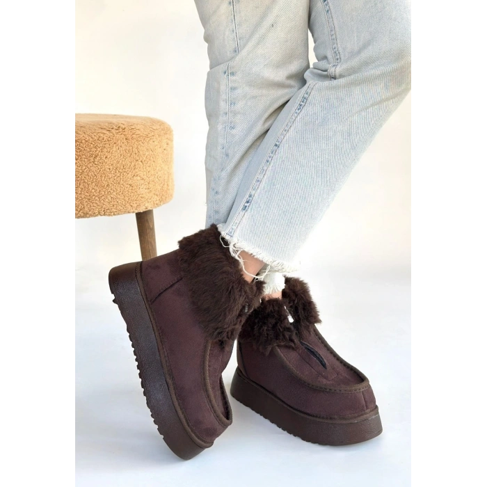 Zinya Kahverengi Süet Bot