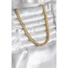 14K Gold Renk Kaplama Zincir Modelli CM Kadın Kolye