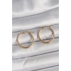316 Çelik Gold Renk 22mm Kadın Halka Model Kadın Küpe