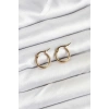 316L Çelik Gold Renk 12 mm Halka Kadın Küpe