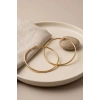316L Çelik Gold Renk 66 mm Halka Küpe