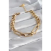 316L Çelik Gold Renk Zincir Model Kadın Bileklik