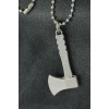 Balta Tasarımlı Metal Erkek Kolye