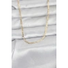 CM 14K Gold Renk İnce Kuşgözü Zincir Model 60 cm Kadın Kolye