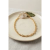 CM Kalın Burgu Model Gold Renk 50 cm Kadın Kolye