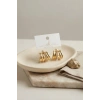 Gold Renk Pirinç Kafes Model Halka Küpe