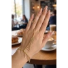 Gold Renk Pirinç Sarkıt Model Şahmeran