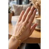 Gold Renk Pirinç Sarkıt Plaka Model Şahmeran