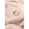 Gümüş Renk Metal Punta Zirkon Taşlı Ayarlanabilir Kadın Yüzük