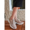 Jica Nude Triko Bağcıklı Spor Ayakkabı