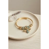 Mavi Arı Model Gold Renk Charm Bileklik