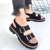 Milta Siyah Nubuk Sandalet