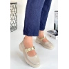 Okira Bej Rugan Oxford Ayakkabı
