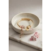 Pembe Flamingo Model Gold Renk Charmlı Bileklik
