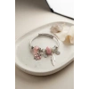 Pembe Kelebek Charmlı Bileklik
