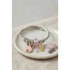Pembe Şans Tavşanı Charmlı Bileklik